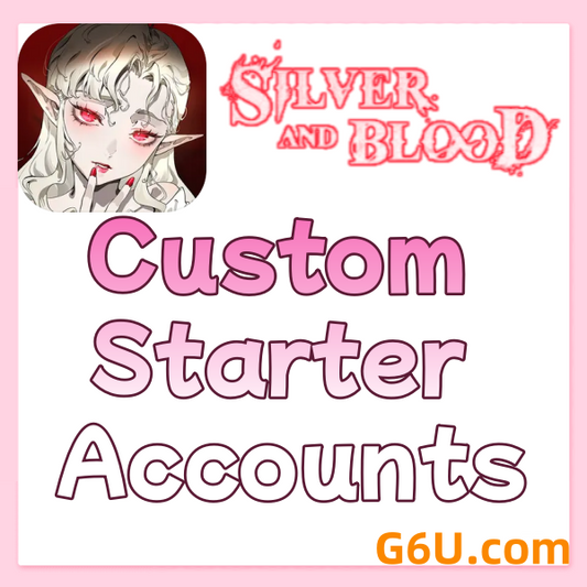 Silver and Blood Custom Selective Starter Accounts