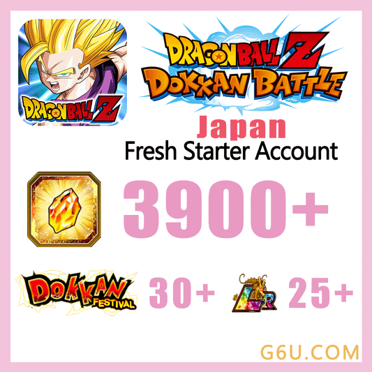 DRAGON BALL Z DOKKAN BATTLE Fresh Starter Account ( Japan | iOS )
