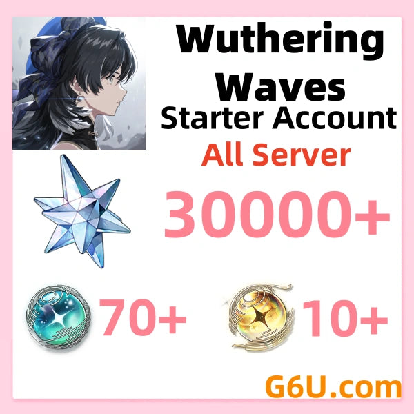 Wuthering Waves Astrite Starter Account ( All Server )