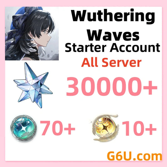 Wuthering Waves Astrite Starter Account ( All Server )